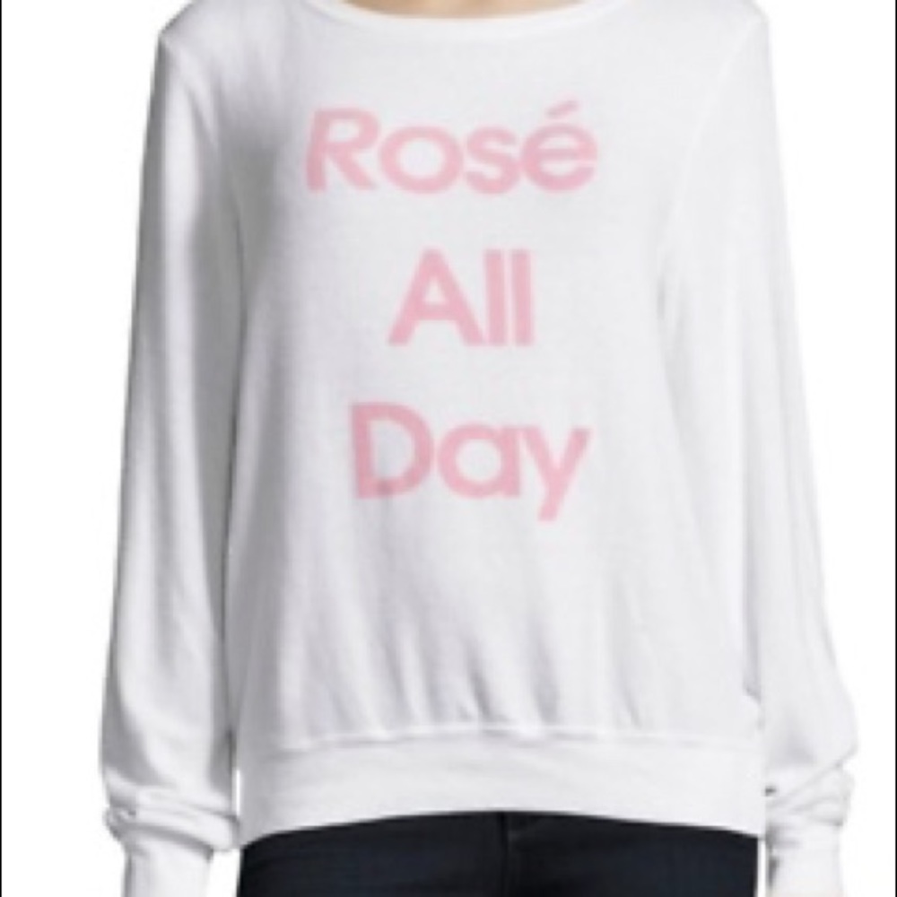 Wild fox Rosé all day sweatshirt